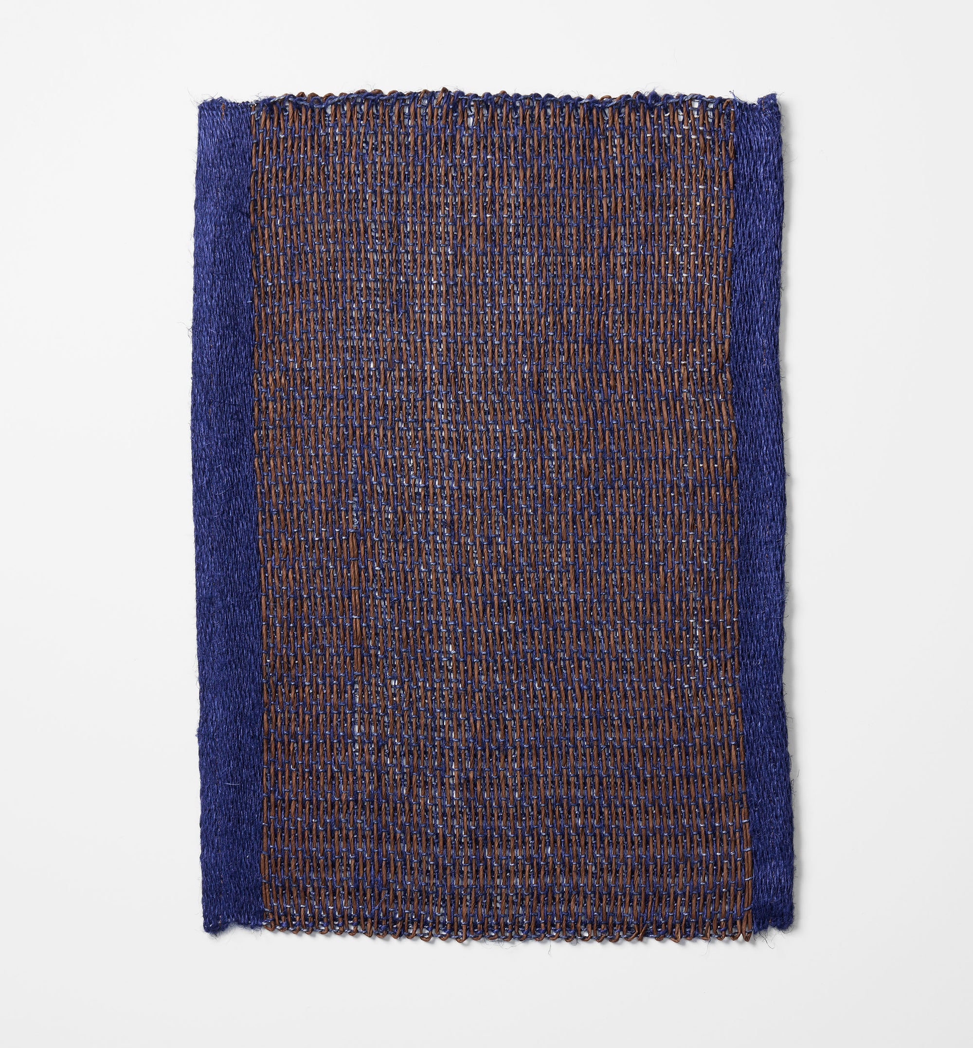 Handwowen Brewing Mat by Karla Ravn—Blue