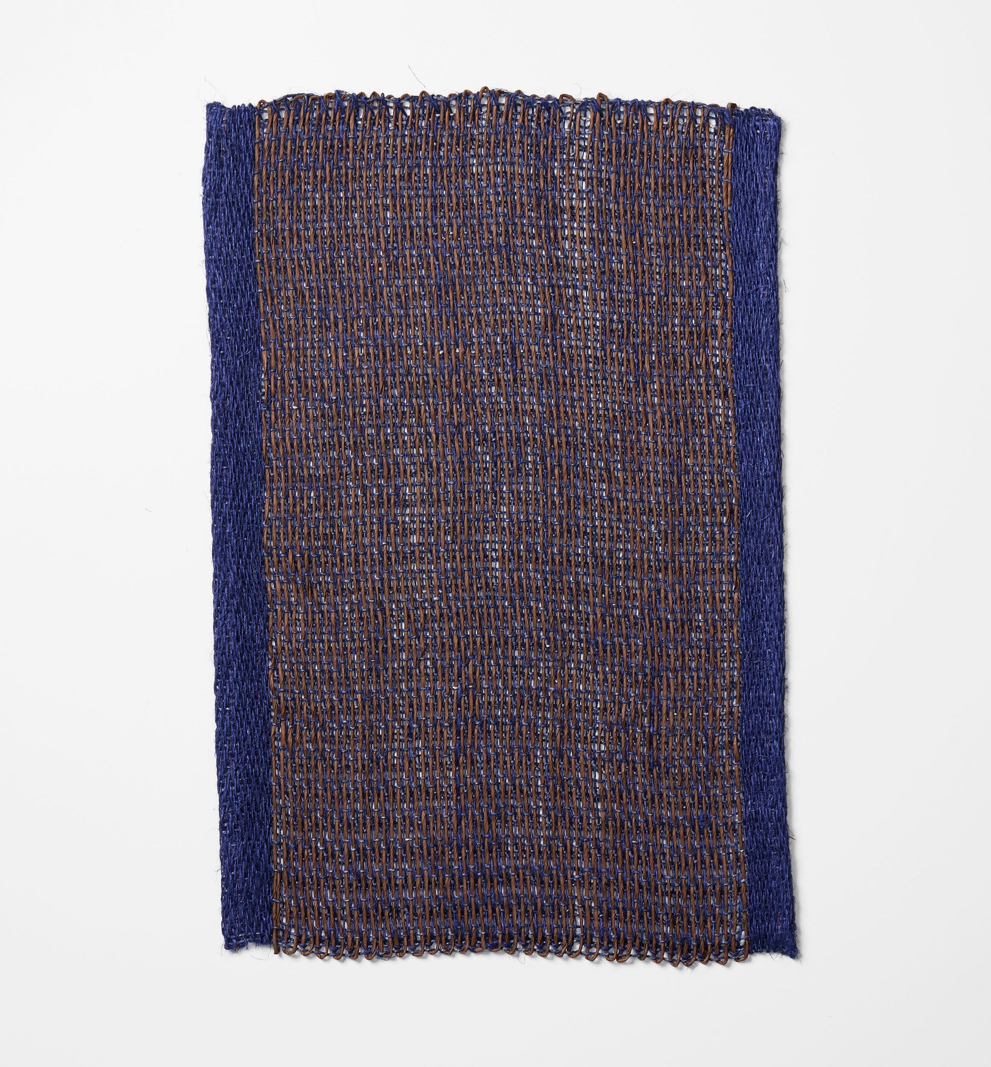 Handwowen Brewing Mat by Karla Ravn—Blue