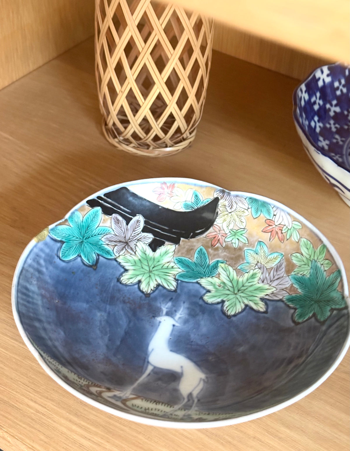 Imari Deer Plate (vintage)