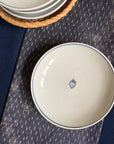 Indigo Kutani Petit Plate (Strawberry)