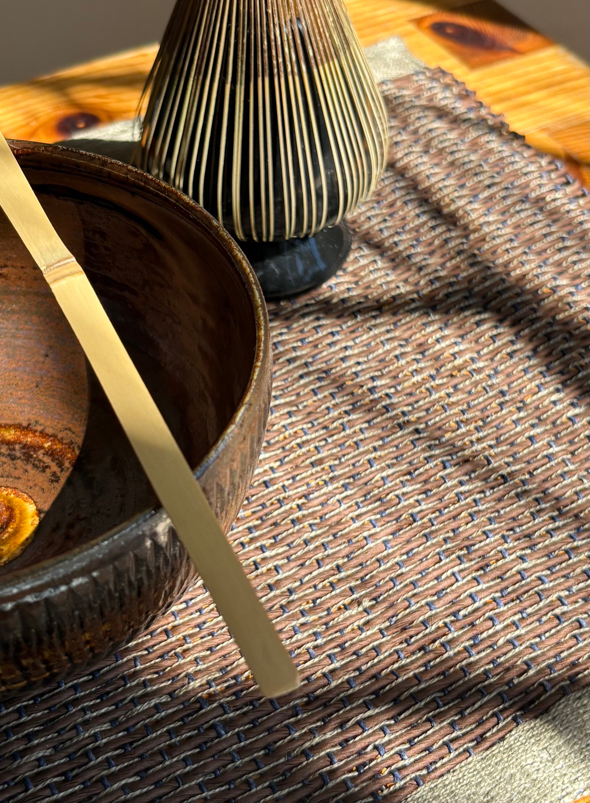 Handwowen Brewing Mat by Karla Ravn—Beige