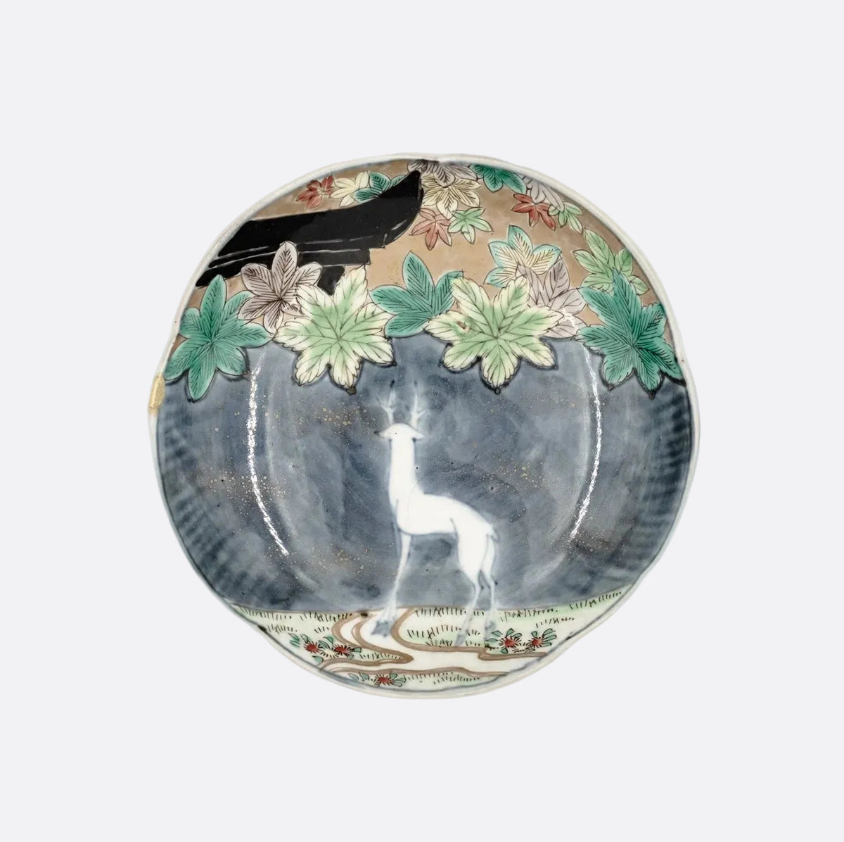 Imari Deer Plate (vintage)