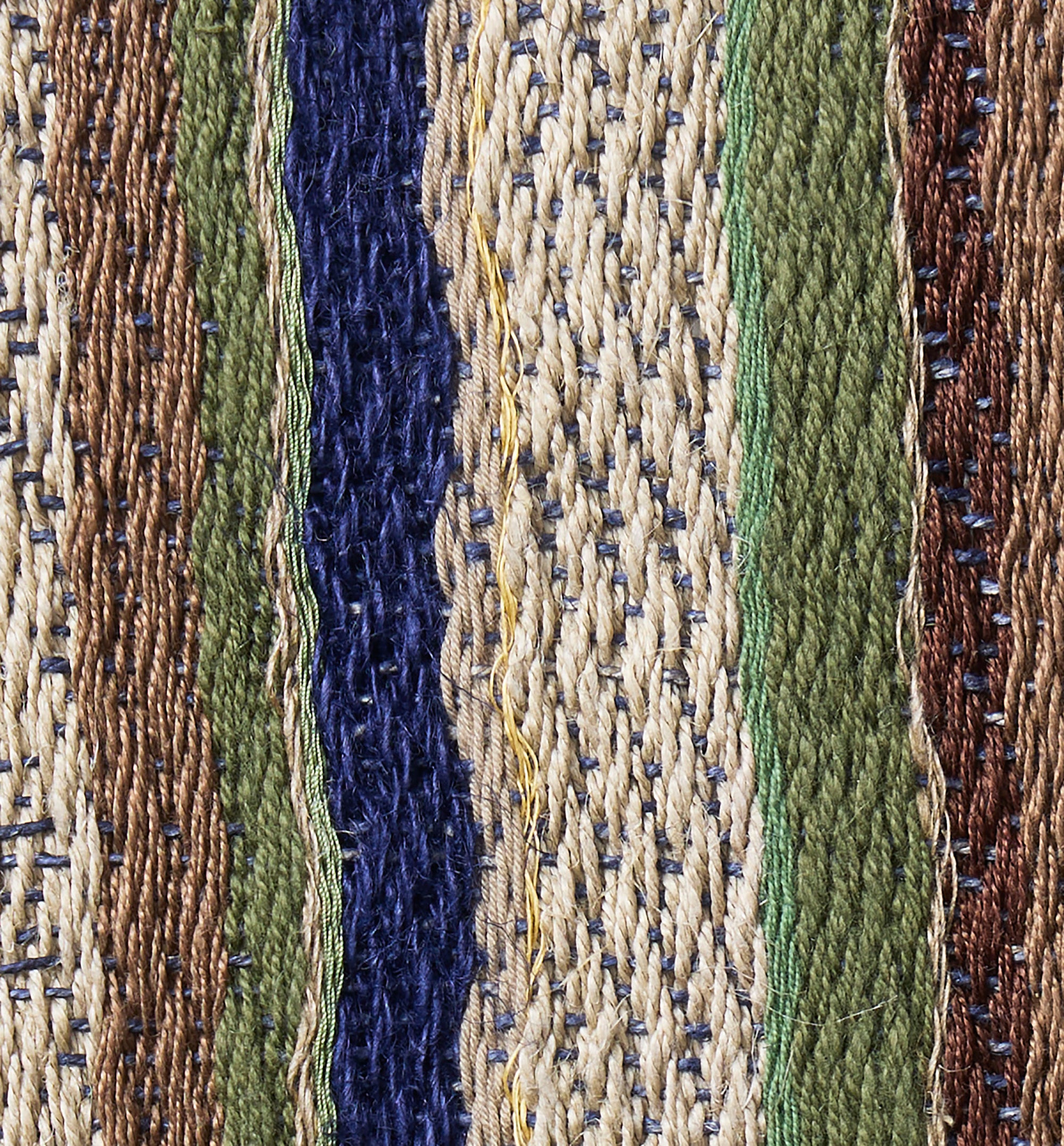 Handwowen Brewing Mat by Karla Ravn—Brown Stripe