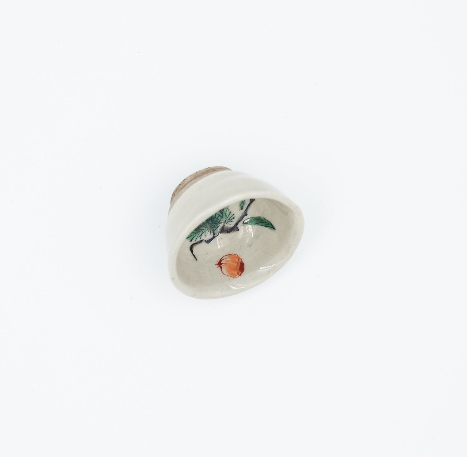 Small Kutani Cup with Chestnut Design (vintage)