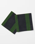 Indigo Stripe Coaster—Blue/Green